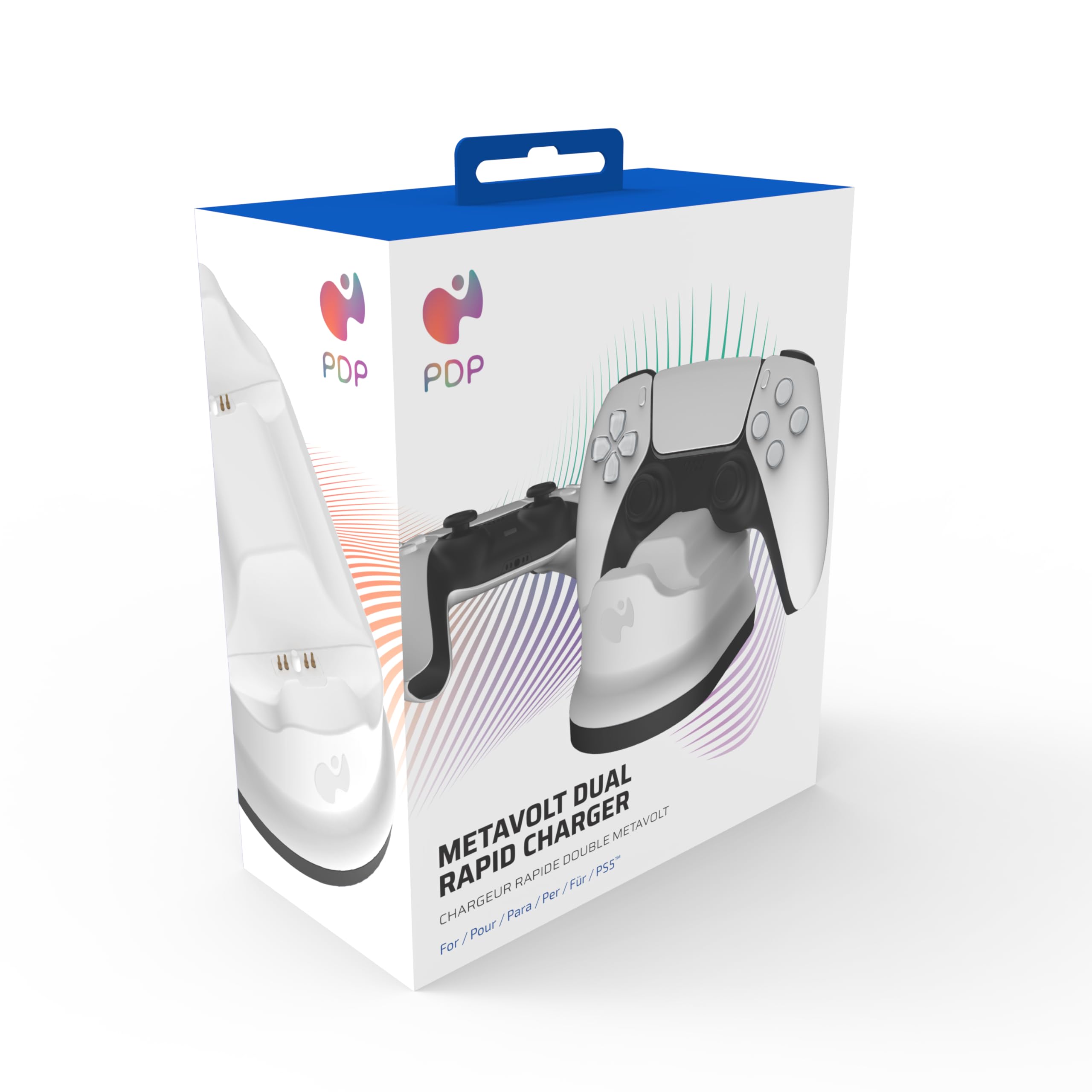 Pdp Metavolt PS5 - Dual Charger White For Sony Playstation PS5 - PS4, Officially Licensed Pdp Metavolt PS5 - Dual Charger White For Sony Playstation PS5 - PS4, Officially Licensed